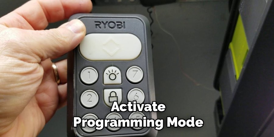 Activate Programming Mode