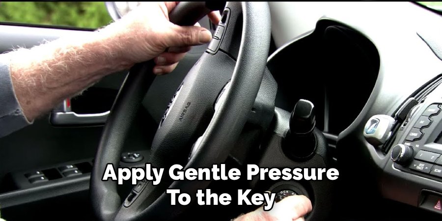 Apply Gentle Pressure
To the Key