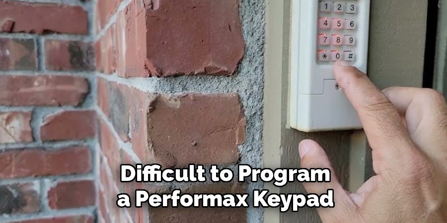 Difficult to Program a Performax Keypad