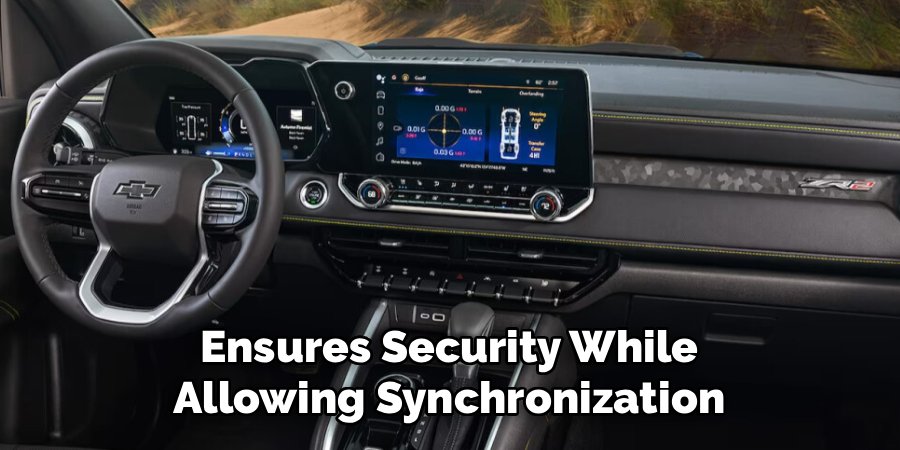Ensures Security While
Allowing Synchronization