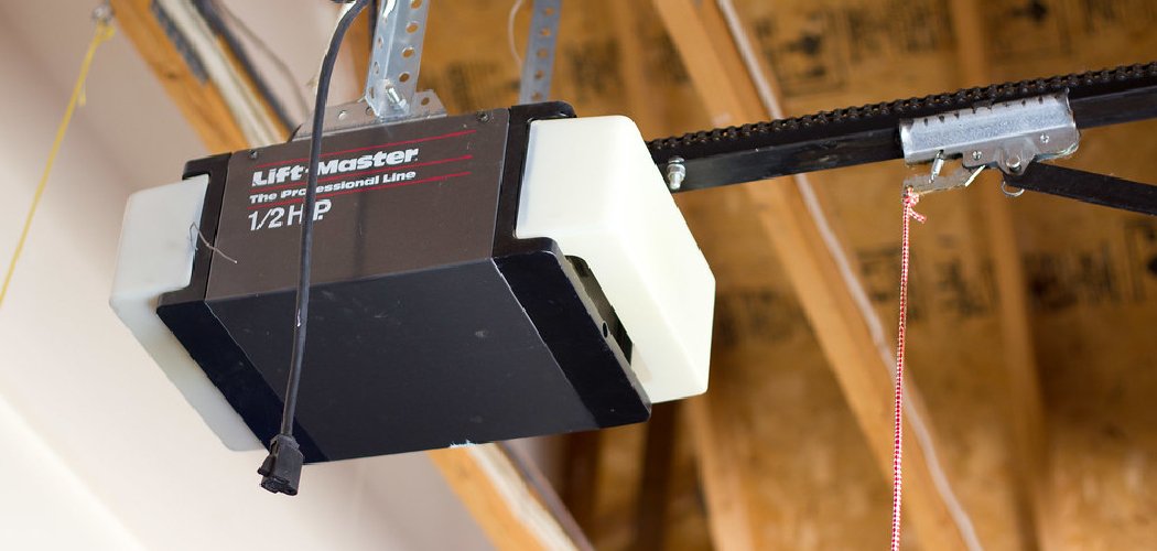 How to Lock Liftmaster Garage Door Opener