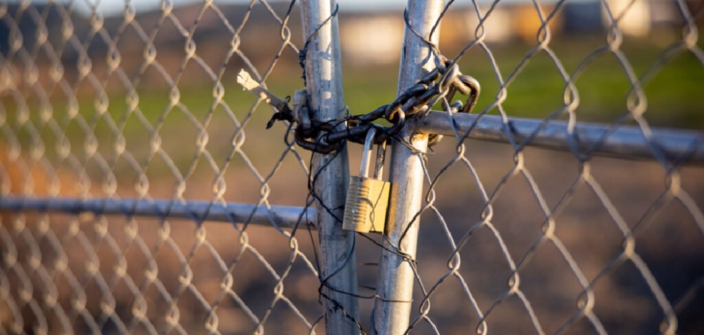 How to Lock a Gate From Both Sides