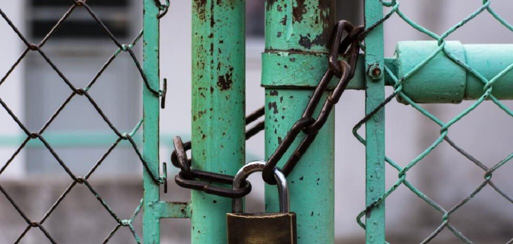 How to Lock a Gate Latch
