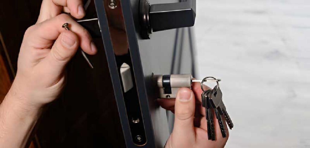 How to Put a Lock on a Door Without Drilling