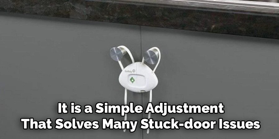 It is a Simple Adjustment
That Solves Many Stuck-door Issues