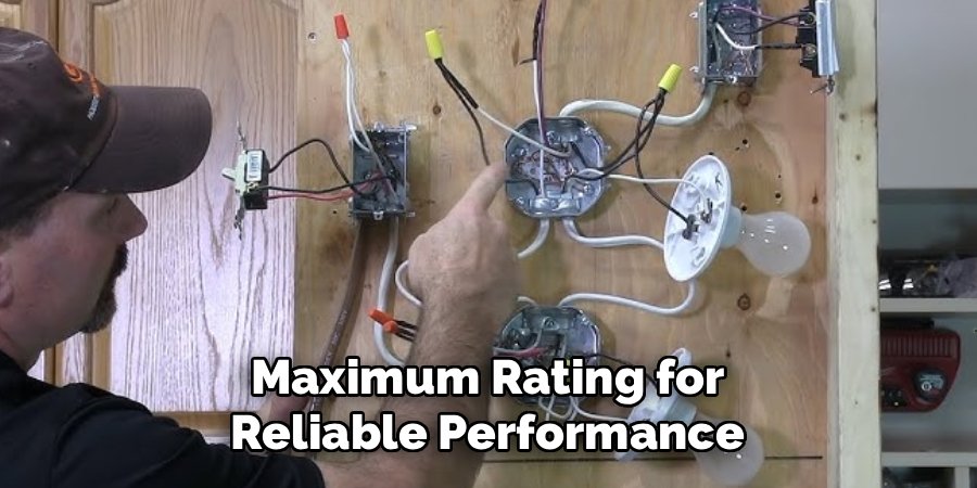 Maximum Rating for Reliable Performance