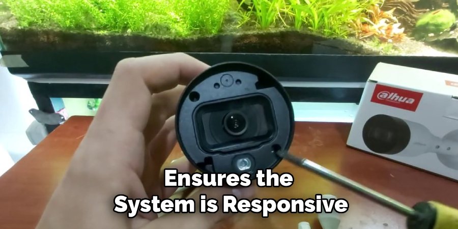 Ensures the 
System is Responsive