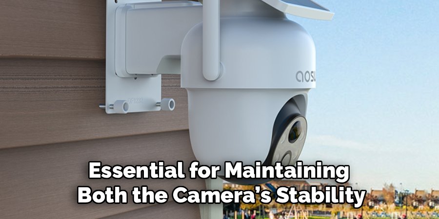 Essential for Maintaining 
Both the Camera’s Stability
