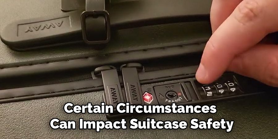 Certain Circumstances
 Can Impact Suitcase Safety