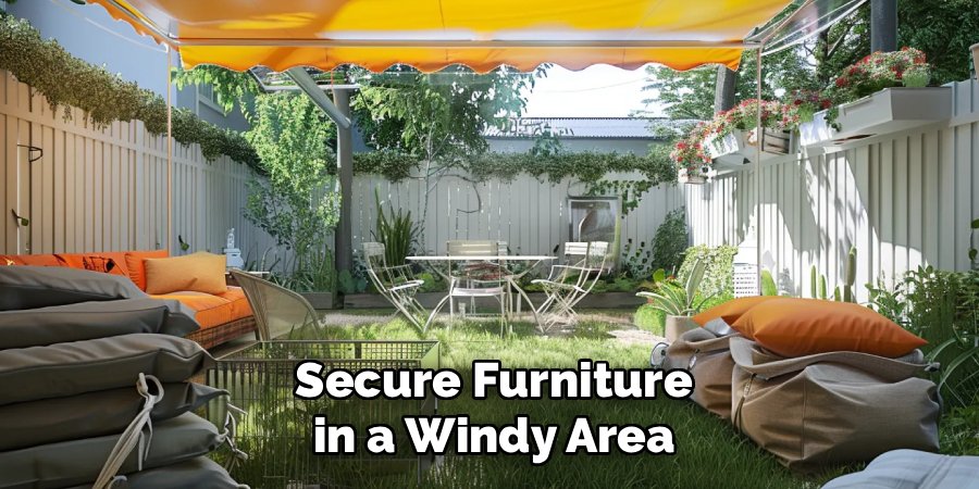 Secure Furniture in a Windy Area