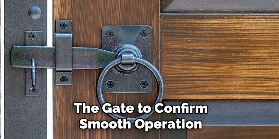 The Gate to Confirm Smooth Operation
