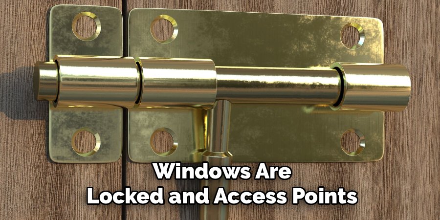 Windows Are Locked and Access Points