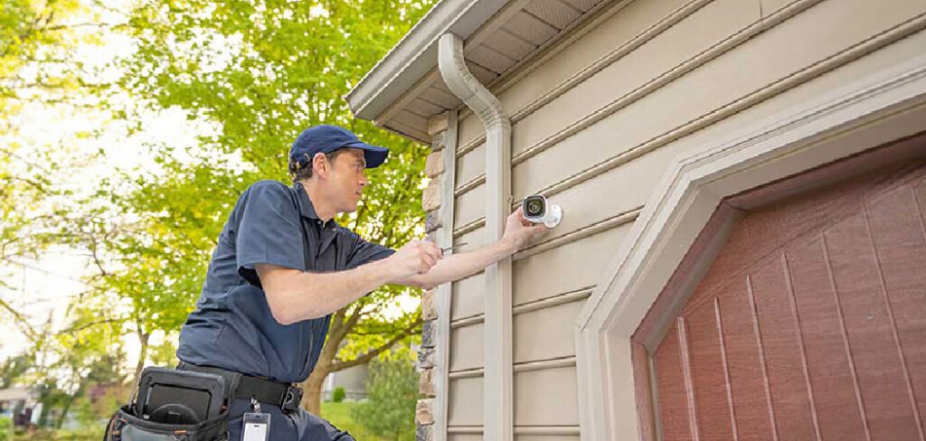 How to Mount a Security Camera on Vinyl Siding