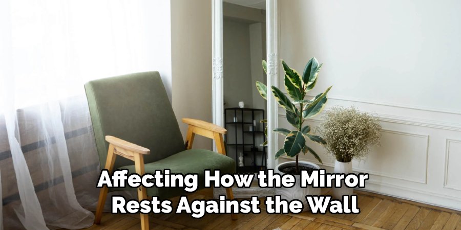 Affecting How the Mirror
Rests Against the Wall