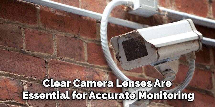 Clear Camera Lenses Are
Essential for Accurate Monitoring
