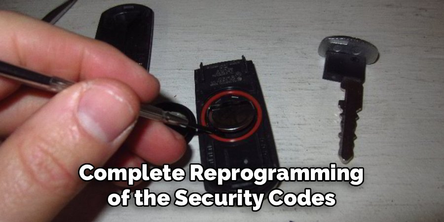 Complete Reprogramming of the Security Codes