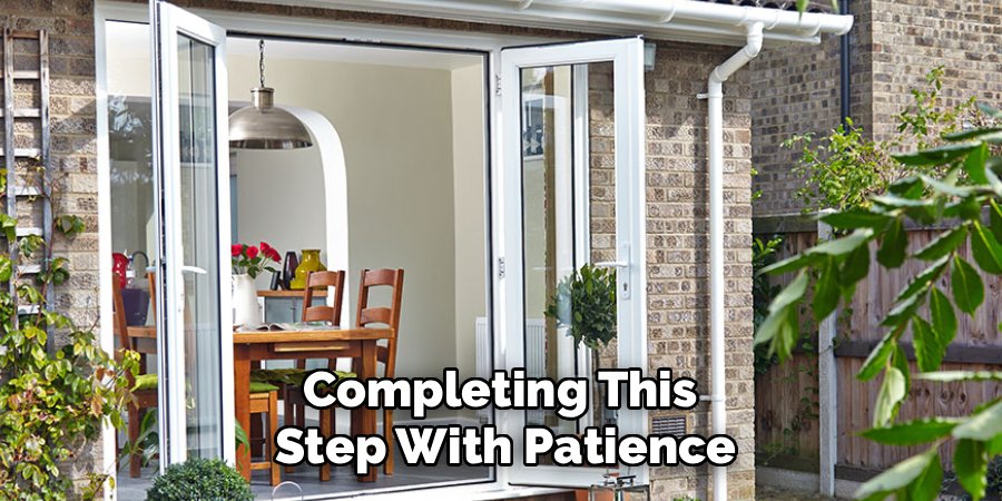 Completing This 
Step With Patience