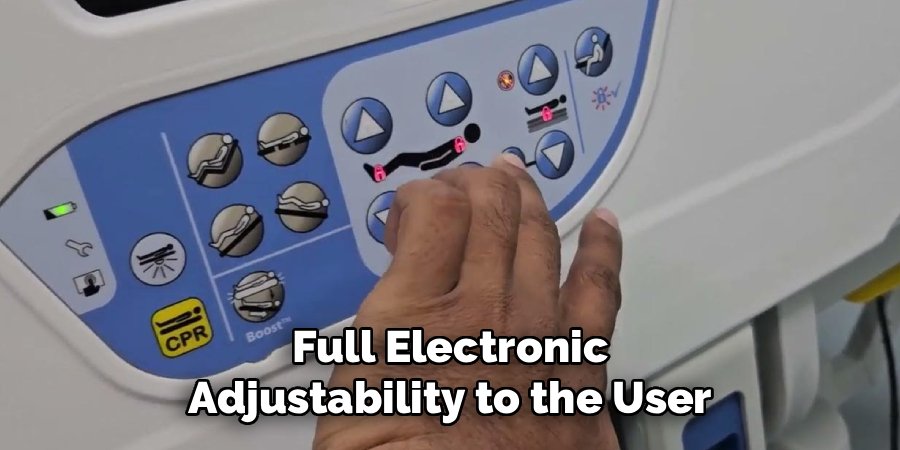Full Electronic Adjustability to the User