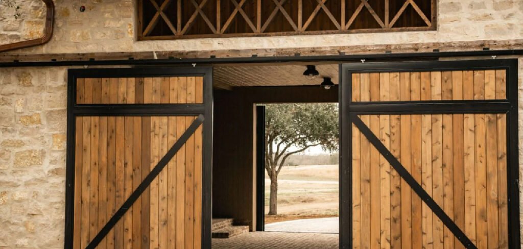How to Lock Double Barn Doors