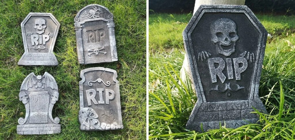 How to Secure Foam Tombstones