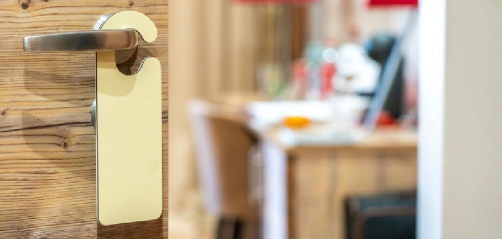 How to Secure Hotel Door With Hanger