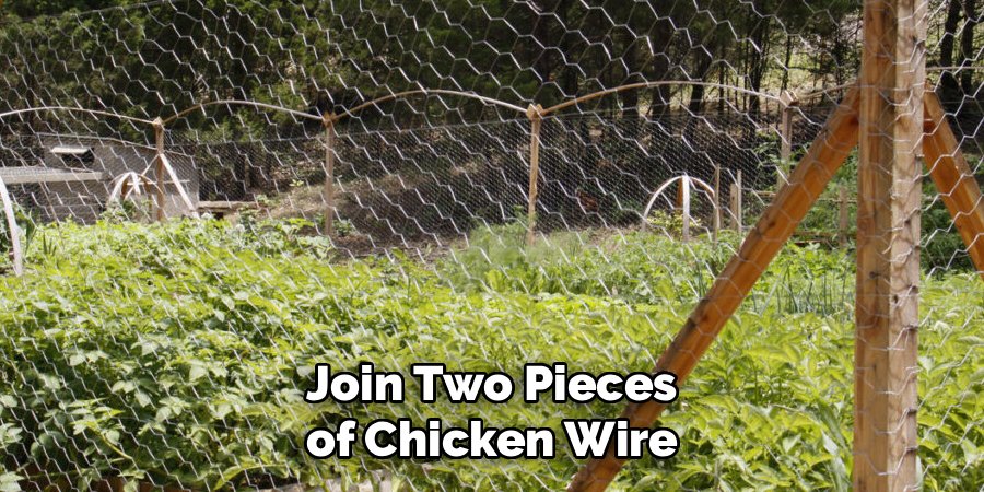 Join Two Pieces of Chicken Wire
