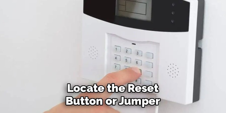 Locate the Reset Button or Jumper