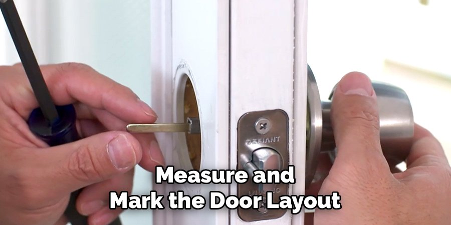 Measure and Mark the Door Layout