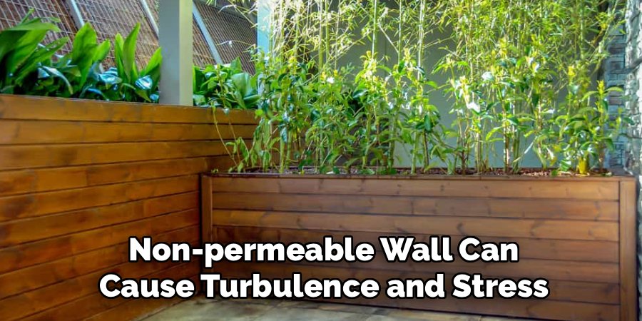 Non-permeable Wall Can
Cause Turbulence and Stress