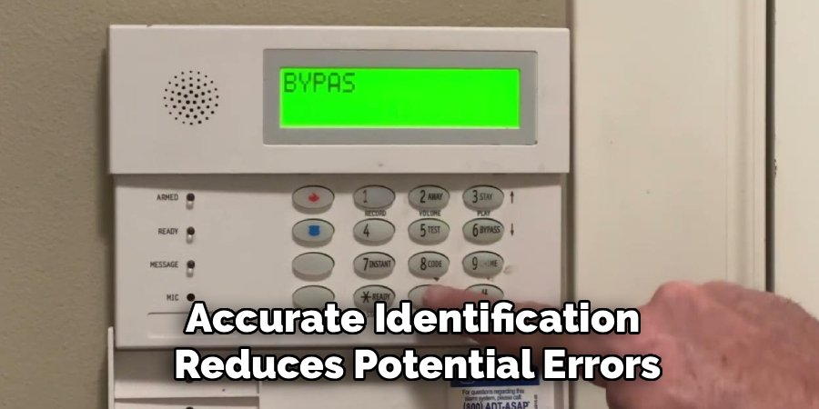 Accurate Identification
Reduces Potential Errors