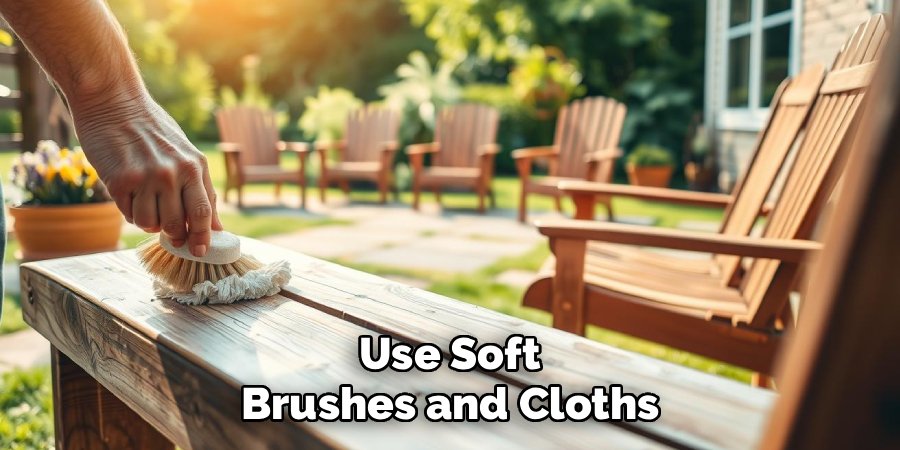 Use Soft
Brushes and Cloths