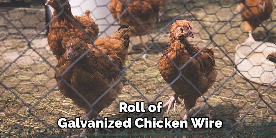 Roll of Galvanized Chicken Wire