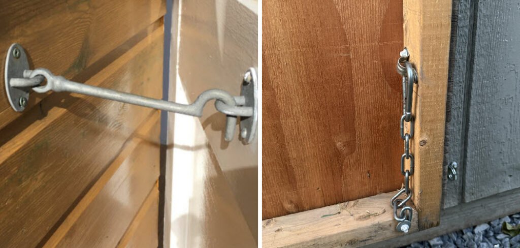 How to Keep Shed Door Open