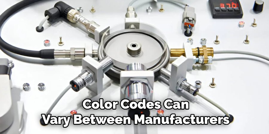 Color Codes Can
Vary Between Manufacturers