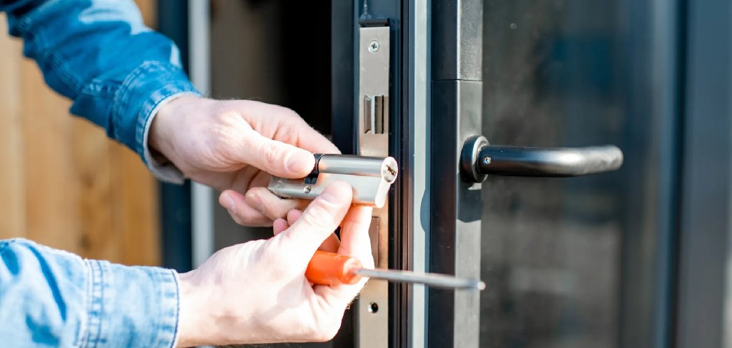 How to Lock Patio Door