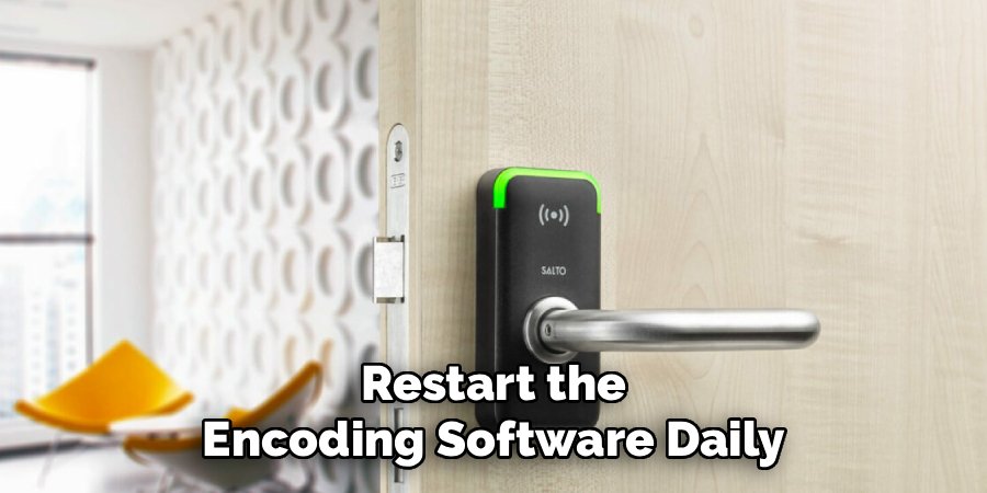 Restart the Encoding Software Daily